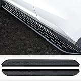 2 pcs fit for VW Volkswagen Touareg 2019-2025 Running Board Side Step Nerf Bar Aluminium Black (with Brackets)