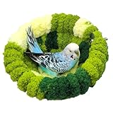 Bird Nest, Small Parrot Breeding Bed for Cage,Plush Hanging Bird Bed for Parakeet,Breeding House for Conure,Budgie,Cockatiel,Lovebird,Canary,Finch,Hamster,Small Pets,Warm Nest