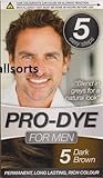 Glamorize Pro Dye Creme Colour Hair Dye for Men Shade, 5 - Dark Brown