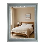 Sales Today Interiror Decorative Print Screen Framed Wall Mirrors Ideal Wall Hanging Mirrors for Bedrooms Living room Hallway or Bathroom (1, Chrome Faceted Mirror (50 x 60cm))