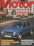Motor magazine 29/9/1979 featuring Daihatsu Charade road test
