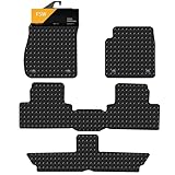 FSW - Compatible with Vauxhall Zafira Tourer 7 Seater 2012-2019 Tailored Car Floor Mats - Heavy Duty, 3mm Rubber Matting - Anti Slip, Waterproof, Anti Slip Backing - 4 Rubber Car Floor Mat Set