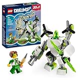 LEGO DREAMZzz Z-Blob’s Robot and Vehicle Adventures Set with 20 Build Options Including a Plane, Helicopter, Submarine and a Racing Car Toy, Birthday Gift for 7 Plus Year Old Boys & Girls 71487