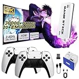 NOBES Retro Game Console Game Stick, 30000+ Retro Games with 2 Wireless Gamepads, HDMI Plug & Play Video Game Stick for TV, Games Gift for Boys and Adults