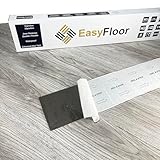 EasyFloor© Self Adhesive Floor Tile Vinyl Flooring Washed Grey Wood Effect Peel and Stick Tile 15X90cm 35pcs Wooden Flooring for Kitchen Living Room and Bathroom Floor Planks