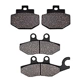 LIJUEK Brake Pads, Compatible with V-espa GTS 300 ie (ABS Models) 2008-2020, GTS300 ie Super (ABS Models) 2008-2020 GTS300IE Motorcycle Front Rear Brake Pads Organic Disc