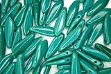 25pcs CzechMates Dagger Beads 16mm x 5mm Persian Turquoise Unique Beading Supplies for Craft Jewellery Making Czech Republic