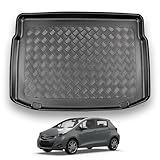 NOMAD Toyota Corolla (2019+) Boot Liner [Hatchback - Upper Boot] Tailored Fit Car Floor Mat Protector Non Slip Waterproof Raised Edges Compatible Custom Fit Accessory Black Dog & Pet Friendly