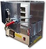 Easy to use P.I.D Controlled Compact Table-top Electric kiln with 2 Shelves and Quartz Window (1000C/1832F)