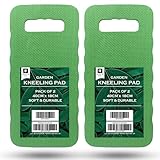 AKH® Garden Kneeling Mat| 40cm x 17cm (16" x 6") | Pack of 2 | Soft and Durable Gradening Kneeling Pad | Rectangular Garden Mat with a Cut Out Carry Handle