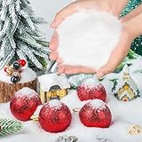 AUXHCYL 200g Fake Snow,Christmas Artificial Snow Decorations, Snowflakes for Crafts, as Party Decoration, and Snow Flakes for Xmas Winter Décor