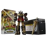 Mighty Morphin Power Rangers Megazord 7 inch Classic Figure Collector Set (Dino Megazord (Black & Gold))