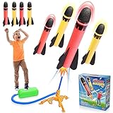 Anginne Toys for 3-9 Years Old Boys, Garden Camping Games 3-10 Years Old Boys Girls Gift Outdoor Toy for Kids Age 3-9 Rocket Toys Launcher