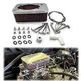 Air Filter for We-*ber 32/36 DFEV DFAV Carburettor, Washable + Cleanable