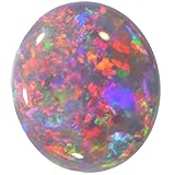 8.5x7x3 mm Rainbow Dark Crystal Opal 1pcs Cabochon Rare Quality Rainbow Dark Crystal Opal 1pcs OVAL Cabochon Ethiopian Opal Cabochon Natural welo opal multi fire opal loose Gemstone For Jewelry Making