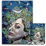 Puzzles 1000 Pieces for Adults Midwinter Moon QueenPuzzles for Adults for Teenager Families Perfect DIY Decor BrainTeasing Challenge 1000 PCS(75x50cm)