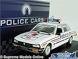 Supreme Models PEUGEOT 505 DANIELSON POLICE MODEL CAR 1:43 SCALE IXO ATLAS 7598080 SALOON K8