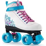 SFR Vision II Roller Quad Skate White/Blue UK2/EU34
