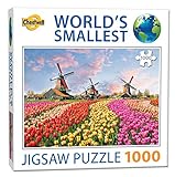 Cheatwell Games 13190 EA World's Smallest Puzzles Dutch Windmills, red