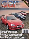 CAR magazine 10/1991 featuring VW Golf GTi,Vauxhall, Ford, Toyota MR2, Peugeot, Mazda