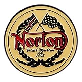 British Motorcycle Club 1898 Circle Logo Enamel Pin Metal Badge Cartoon Brooch for Clothing Dress Bag Decoration Accessory Jewelry Gifts For Men and Women