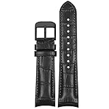 SFZSUK Leather Watch Strap For Omega New Seamaster 300 Planet Ocean 007 Speedmaster Men's Watch Chain