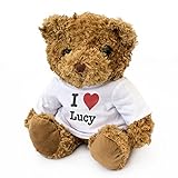 NEW - I LOVE LUCY - Teddy Bear - Cute And Cuddly - Gift Present Birthday Xmas Valentine