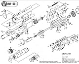 Weihrauch Genuine HW100/101 full Oring seal kit 177 & .22 Ref 103