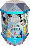 Disney Surprises 100 Capsule - RANDOM ASSORTMENT - Contains 1 Figure, Accessories, 1 Decorative Scene, 12 Classic Collectable Figures - Officially Licensed