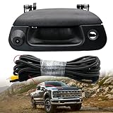 Backup Camera Tailgate Handle Compatible with Ford F-150 1997-2003 / for Ford F-250 F-350 F-450 F-550 1999-2007 / for Ford Explorer 2001-2005 / for Ford Lobo 2001-2003.Rear View Reverse Camera