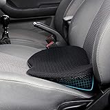 Livtribe Car Seat Cushion - Memory Foam Car Seat Pad - Sciatica & Lower Back Pain Relief - Car Seat Cushions for Driving - Road Trip Essentials for Drivers(Black)