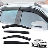 JHCHAN Wind Deflectors for Nissan Navara Accessories 2016-2025, Navara NP300 D23 MK4 Car Window Rain Guard Weather Shied Covers Protector Weathershield (4PCS)