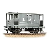 Bachmann 38-552B 20t Brake Van with Duckets LMS Grey