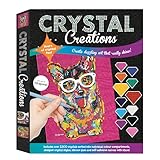 Crystal Creations Neon Corgi in Glasses by P.D. Moreno | Diamond Painting for Adults | Arts and Crafts Gifts | Animal Crafting for Teenagers