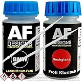 Alex Flittner Designs Paint Pen Set for BMW 633 Titanic Blue Clear Varnish Paint Swab Car Paint