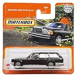 Matchbox - Mercedes-Benz W123 Wagon - MB 22/100 - HFR51 - Short Card - Black - Estate - Superfast Lesney - Mattel 2022-1:64