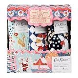 Cath Kidston Hand Cream 3x 30ml, Moisturiser, Shea Butter, Vitamin E, Mandarin and Peony Scent, Travel Size, Vegan and Cruelty Free, Beauty Gift For Her, Christmas Stocking Filler