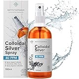 Colloidal Silver Spray 100mL ● 40 PPM ● Superior Concentration, Smaller Particles, Better Results ● Ecocert Cosmos Natural Certified ● Institut Katharos