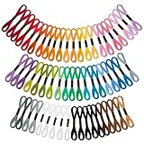 VynyQoo 60PCS Embroidery Threads Cross Stitch Threads for Adults & Beginners, 52 Colours Embroidery Floss for Embroidery DIY Crafts, 8m(6 Strand) Multicolor