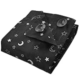 Portable Blackout Blind with Suction Cups, Adjustable Lightweight Temporary Blackout Blind for Indoor Outdoor Use and Travel (130x200cm)