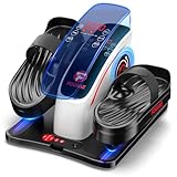 FOUSAE Elliptical Pedal Exerciser for Home, Electric Elliptical Machine for Seniors with 15 Adjustable Speed, 80W Quiet Motor & Compact Electric Pedal Exerciser with Display Monitor & Remote Control