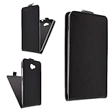caseroxx Flip Cover for Bush Spira B3 5inch, Case (Flip Cover in black)