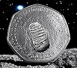 The Commemorative Coin Company LUNAR LANDINGS Silver Commemorative. 1969 Armstrong/Aldrin Moon/Space Apollo 11