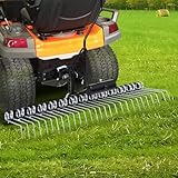 Gecheer Scarifier for Ride-on Mower Lawn Aerator Quick Moss & Weed Clearance 109 cm