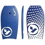 Yello Corp Bodyboards 33’’/37’’/42’’ with Adjustable Wrist Leash for Kids and Adults, Lightweight Bodyboard with XPE Deck, Crescent Tail and EPS Core, Multiple Colours and Sizes