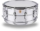 Ludwig Supra Phonic Snare LB402B, 14"x6,5", Chrome over Brass - Snare Drum