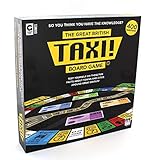Ginger Fox Great British Taxi Board Game For The Whole Family With Over 400 General Knowledge Questions About Britain