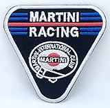 Martini Racing Club Biker Jacket Iron on Sew on Embroidered Patch