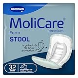 MoliCare® Premium Form Stool – Unisex Large Incontinence Pads for Faecal Incontinence | Comfortable, Reliable & Secure | Pack of 32