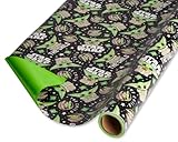 American Greetings Star Wars Mandalorian Wrapping Paper, The Child/Baby Yoda (1 Roll, 75 sq. ft.)